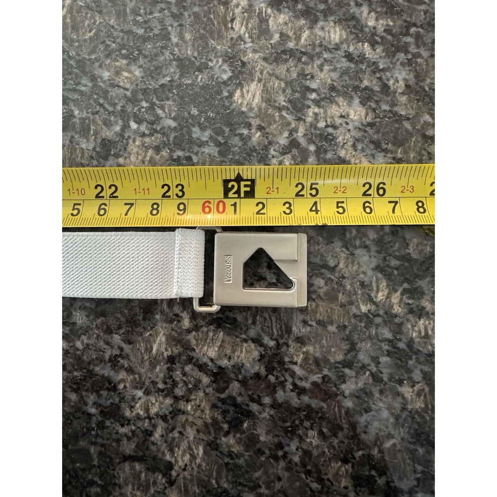 AUTHENTIC PRADA Canvas White Belt, Unisex Adults. New!!! Size 25" Waist - Picture 6 of 6